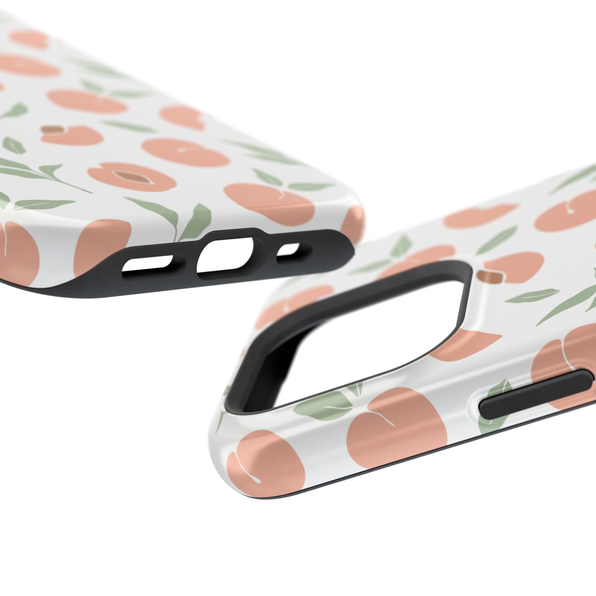 Peach Fruit Minimalist Design- Magsafe Phone Case