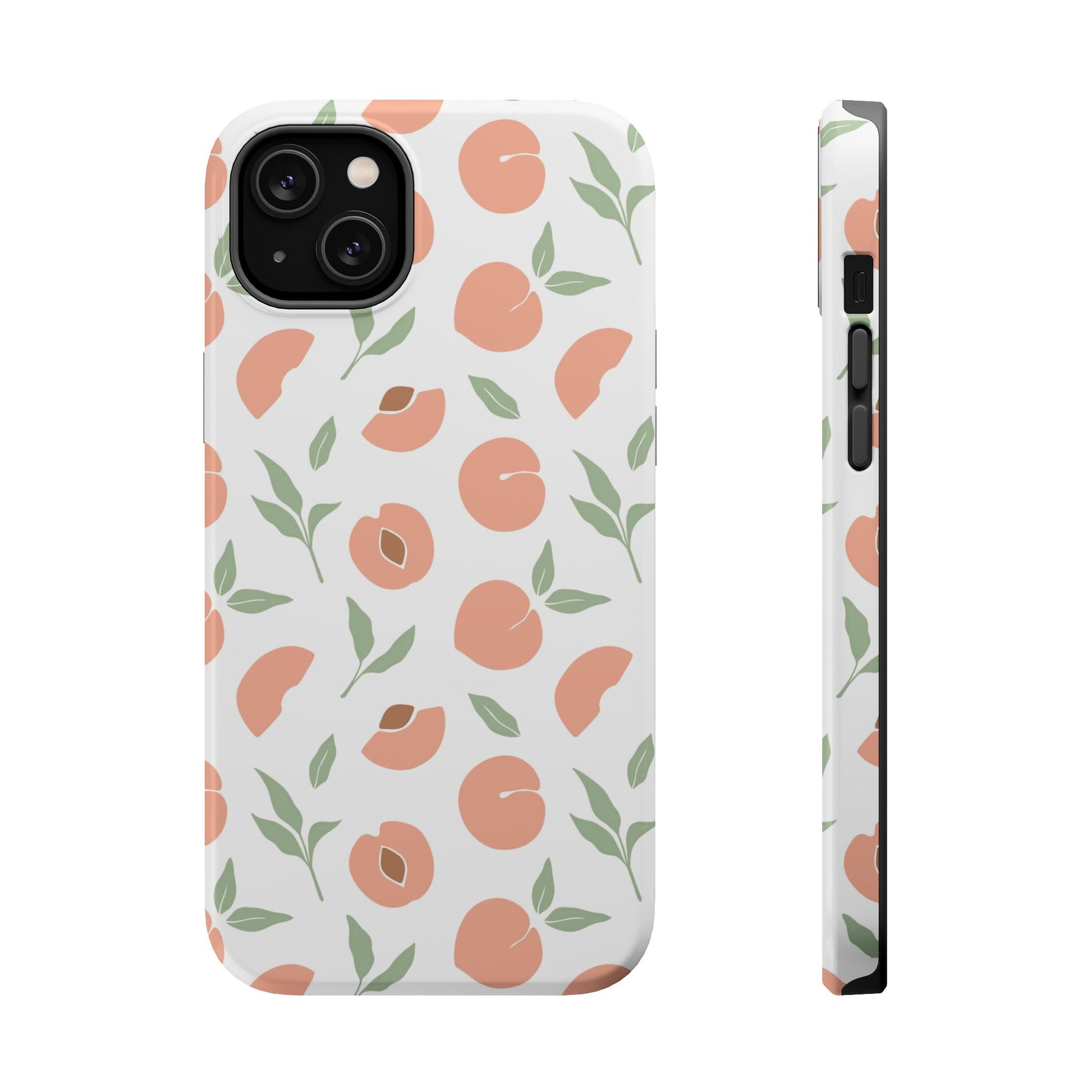Peach Fruit Minimalist Design- Magsafe Phone Case
