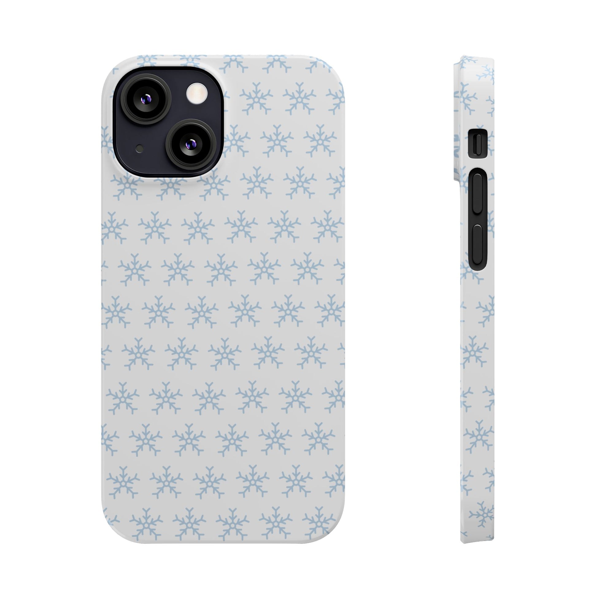 Winter Wonderland Slim Phone Cases, Snowflake Phone Cover, Cute Winter Accessory, Unique Holiday Gift