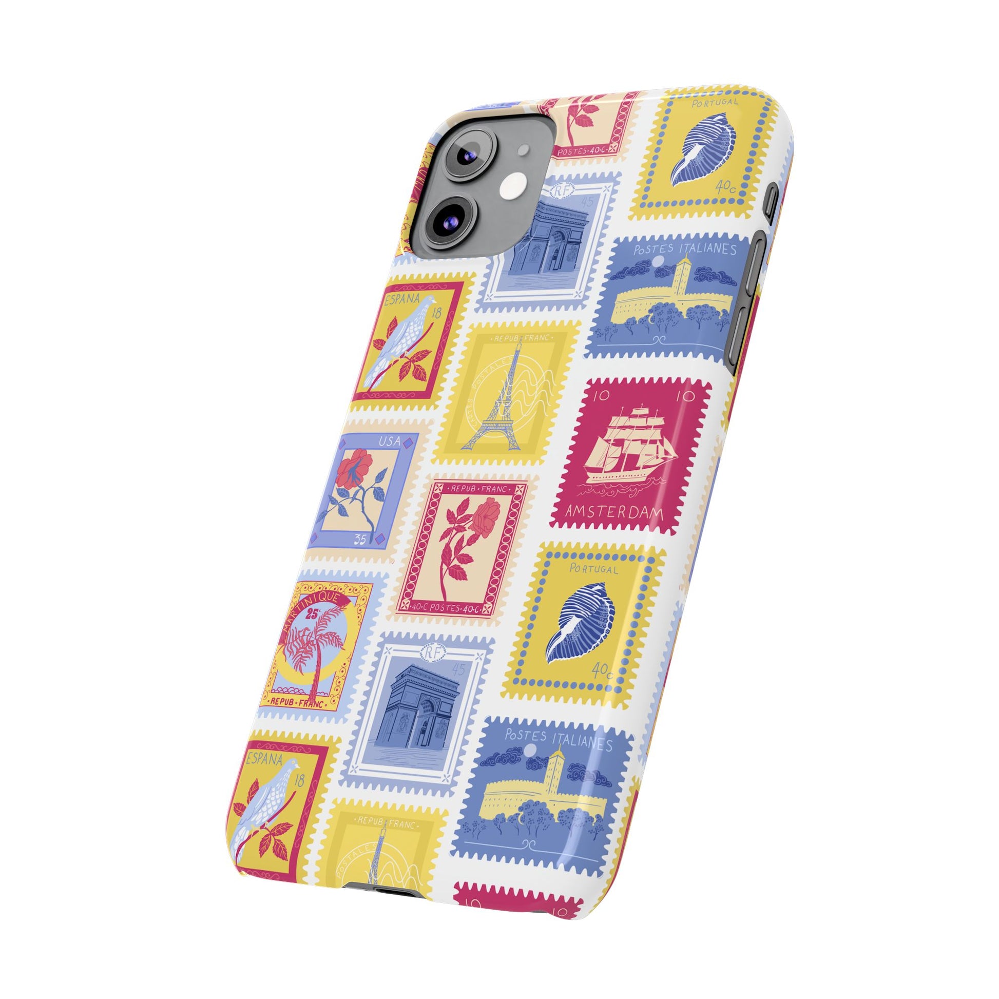 “Voyage” Stamp Vintage Design for Women- Slim Phone Cases