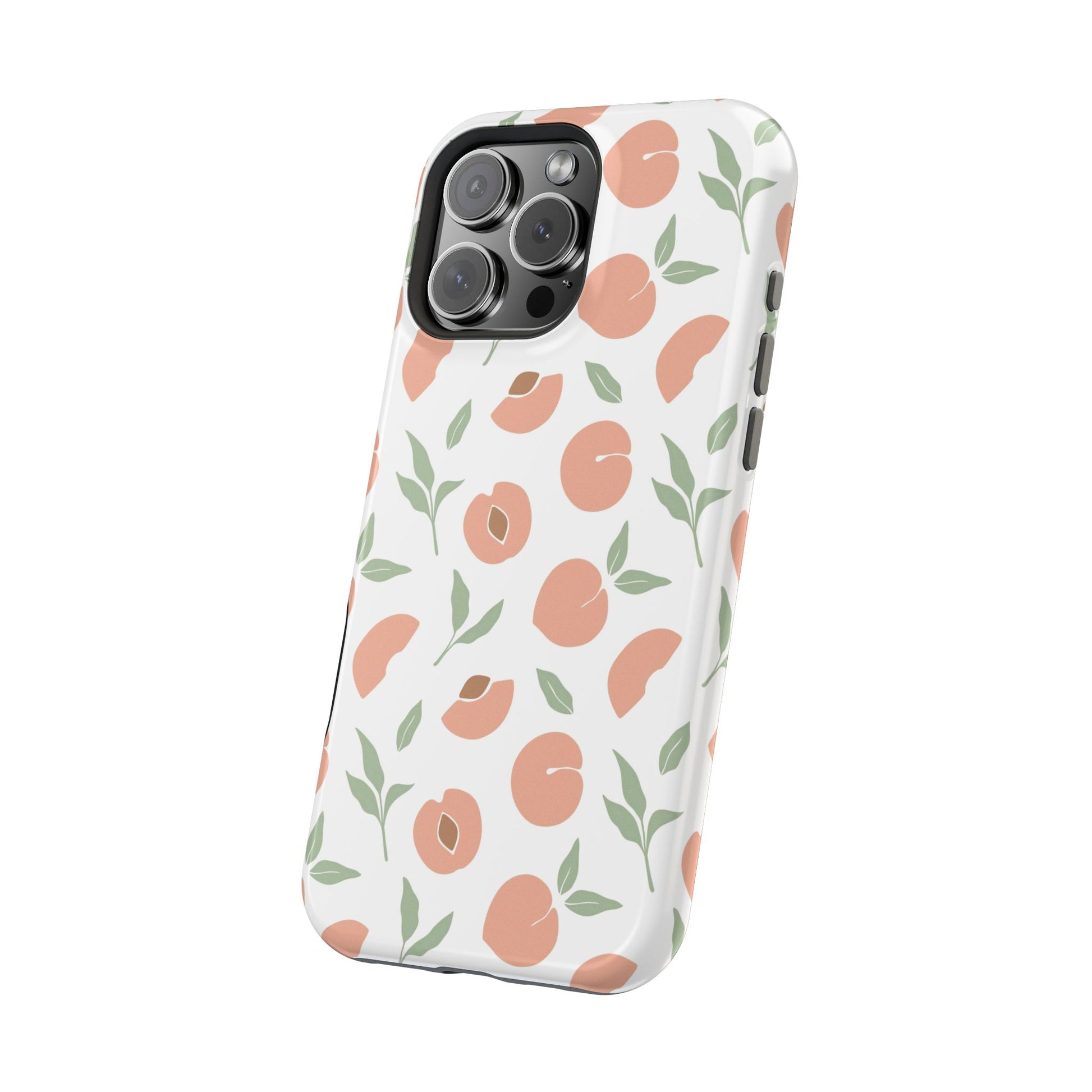 Peach Fruit Minimalist Design- Magsafe Phone Case