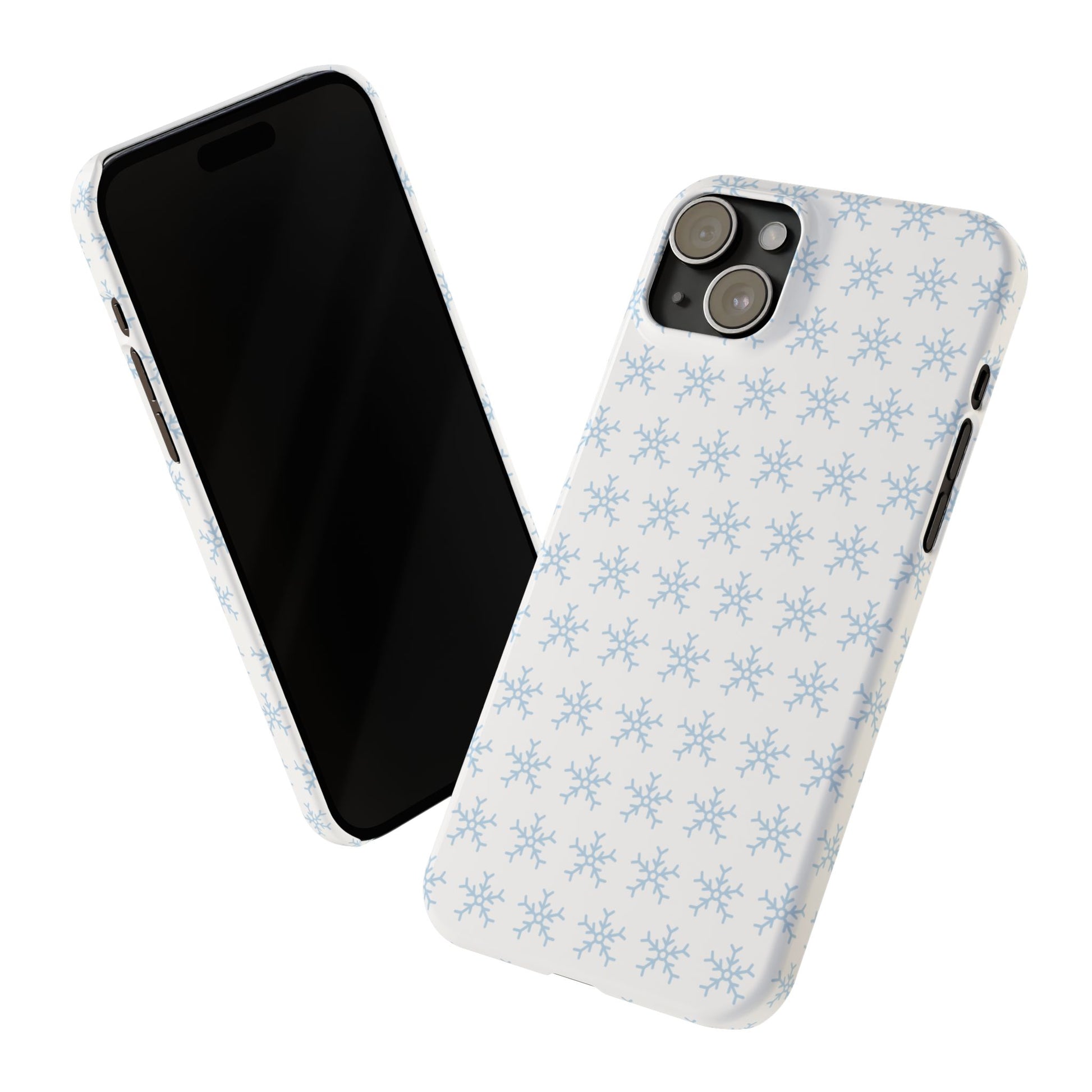 Winter Wonderland Slim Phone Cases, Snowflake Phone Cover, Cute Winter Accessory, Unique Holiday Gift