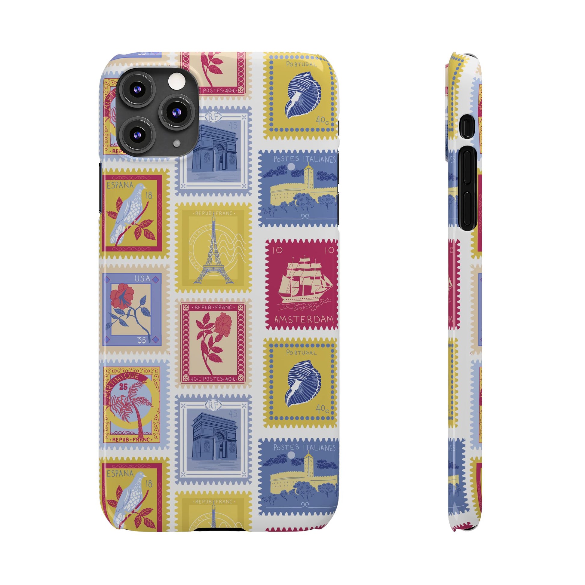“Voyage” Stamp Vintage Design for Women- Slim Phone Cases