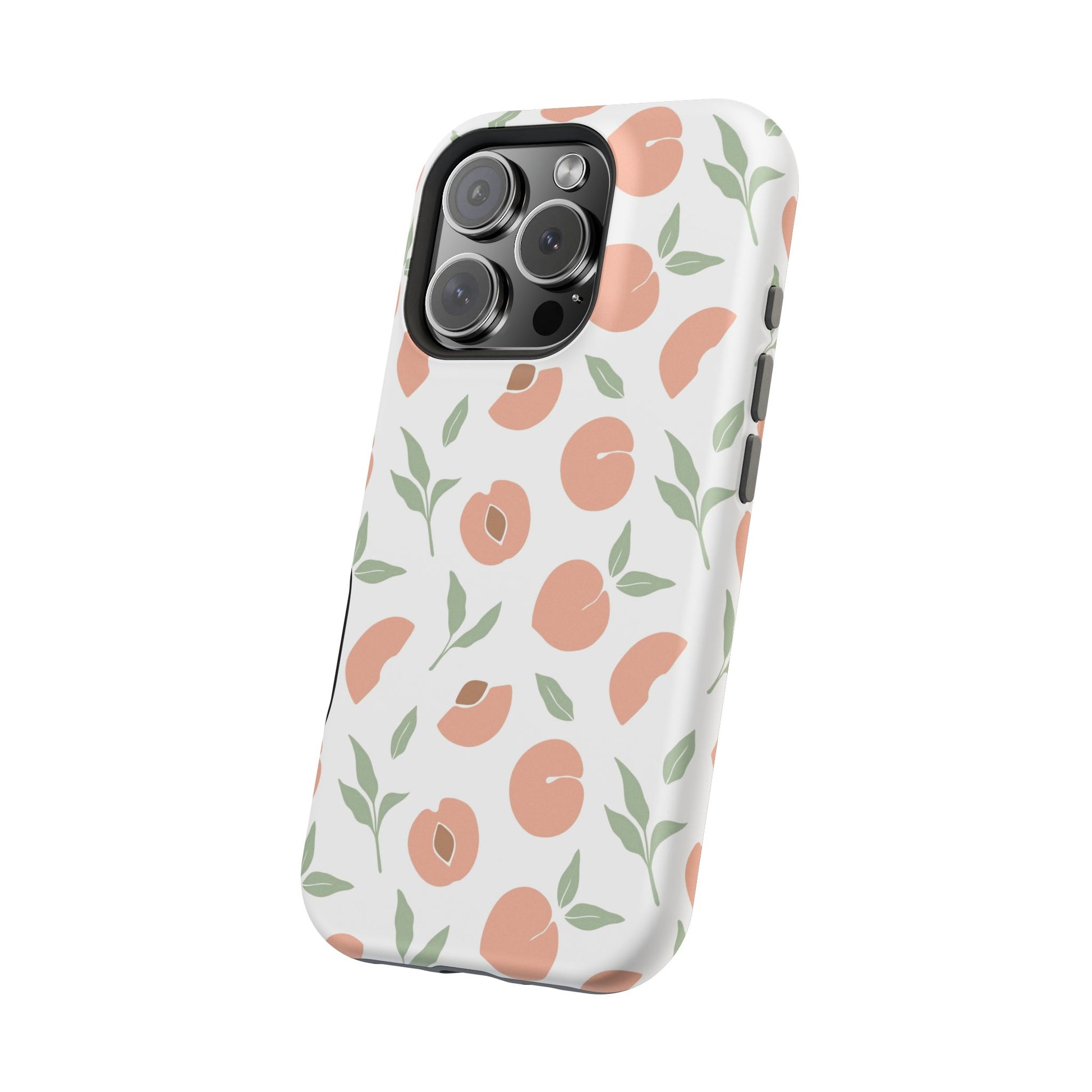 Peach Fruit Minimalist Design- Magsafe Phone Case