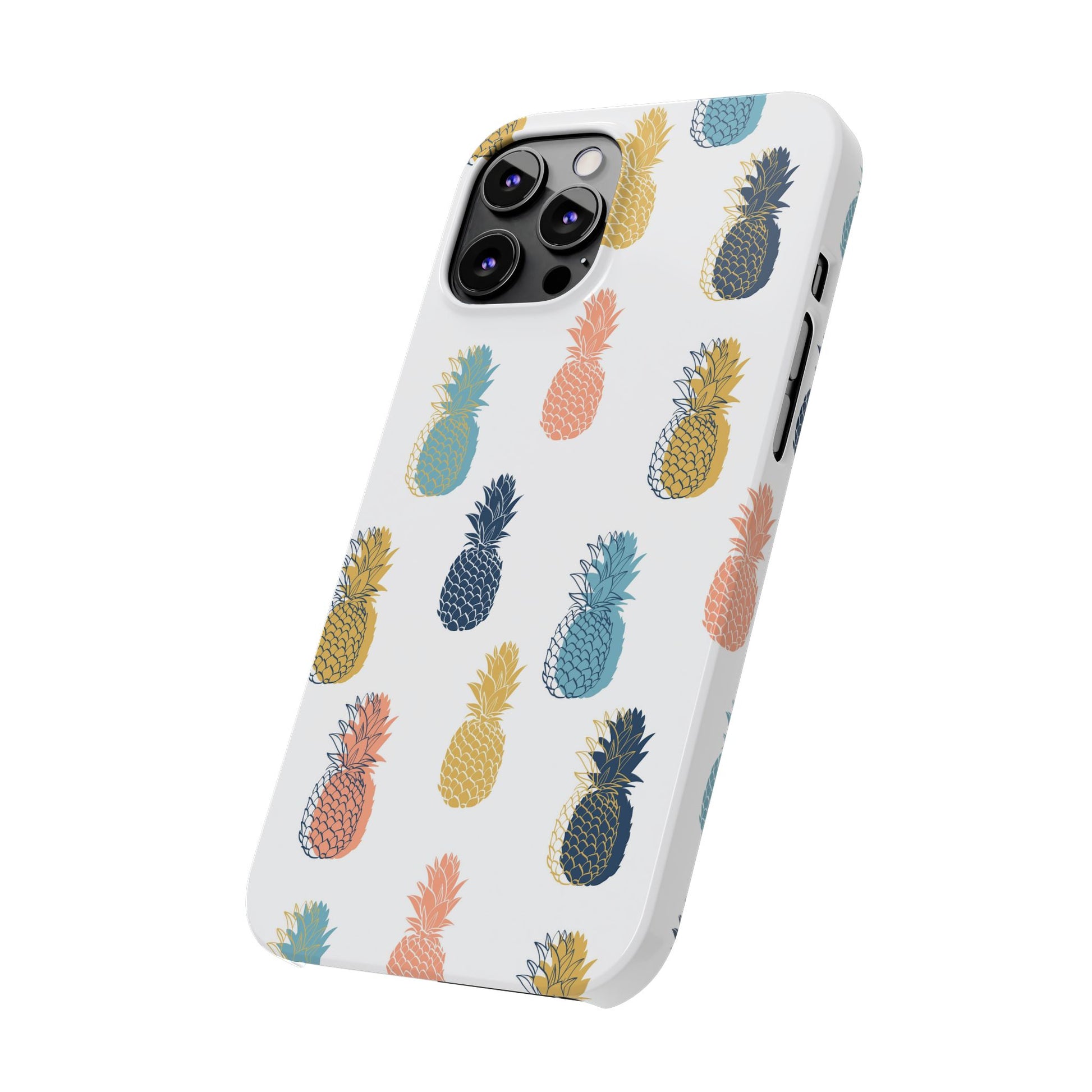 Tropical Pineapple - Slim Phone Case