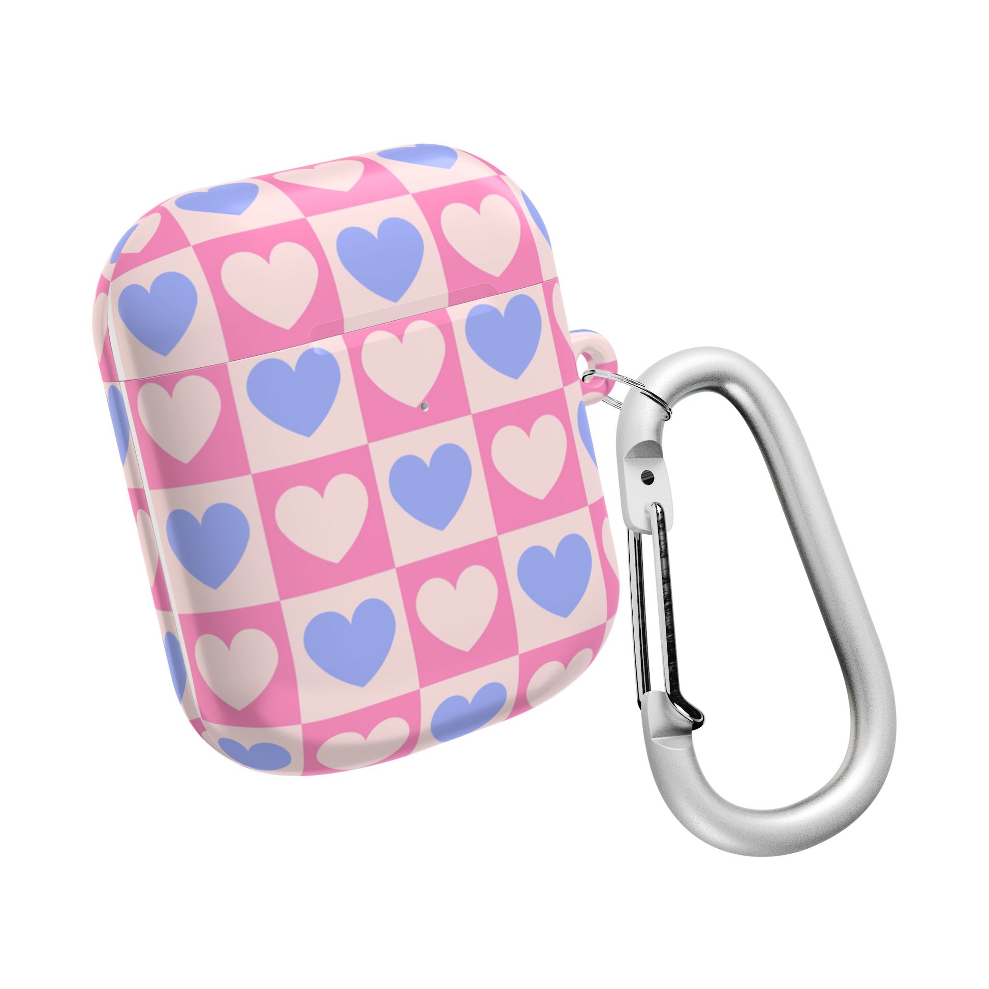 Cute Pink Hearts Design for a Feminine Touch- AirPods Case