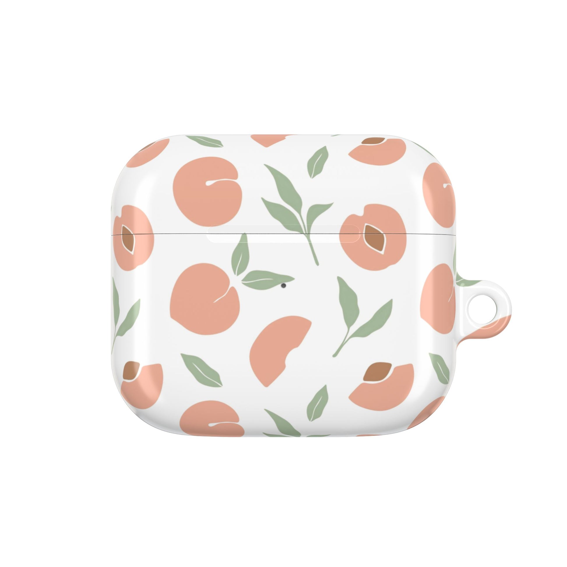 Peach Fruit Minimalist Design - AirPods Case