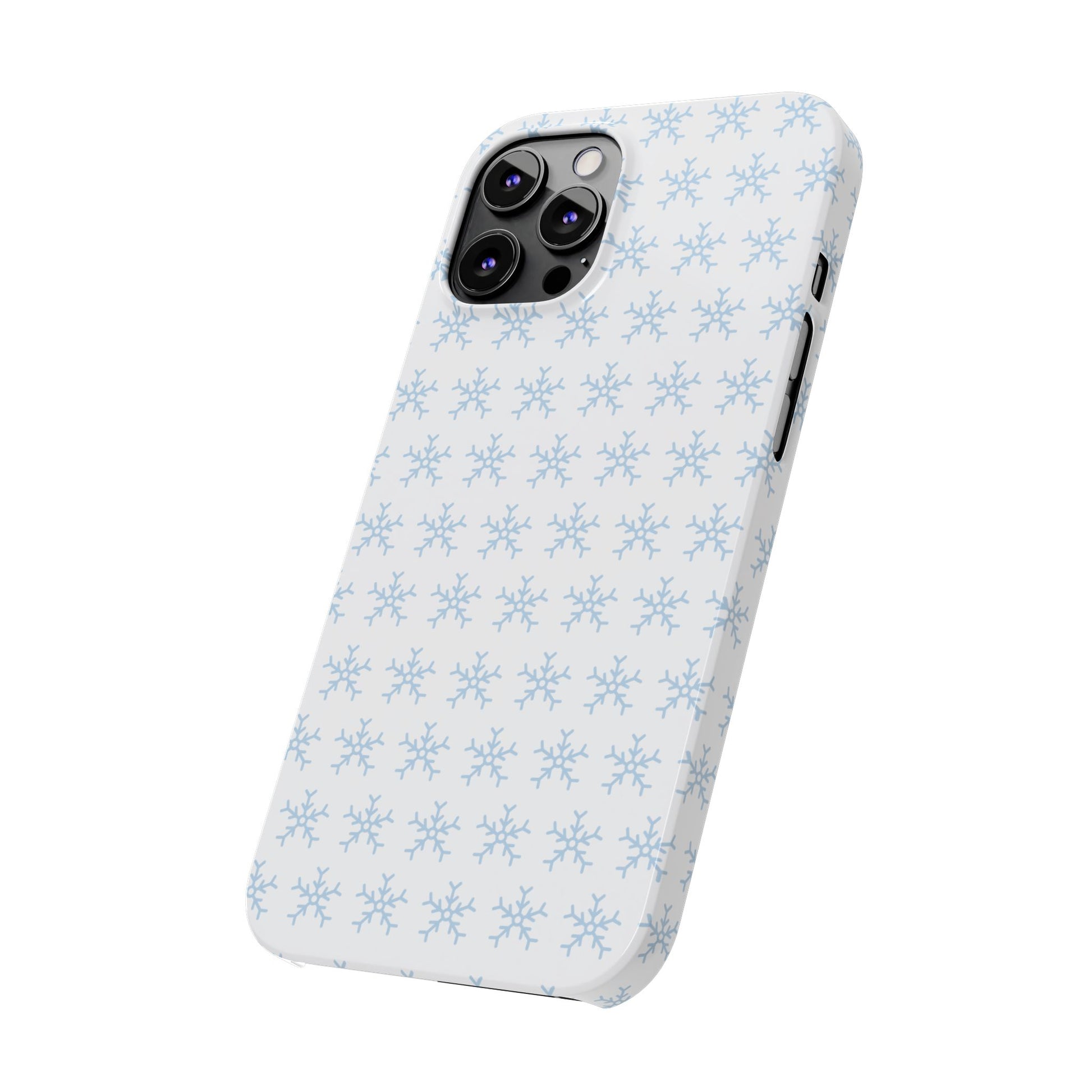 Winter Wonderland Slim Phone Cases, Snowflake Phone Cover, Cute Winter Accessory, Unique Holiday Gift