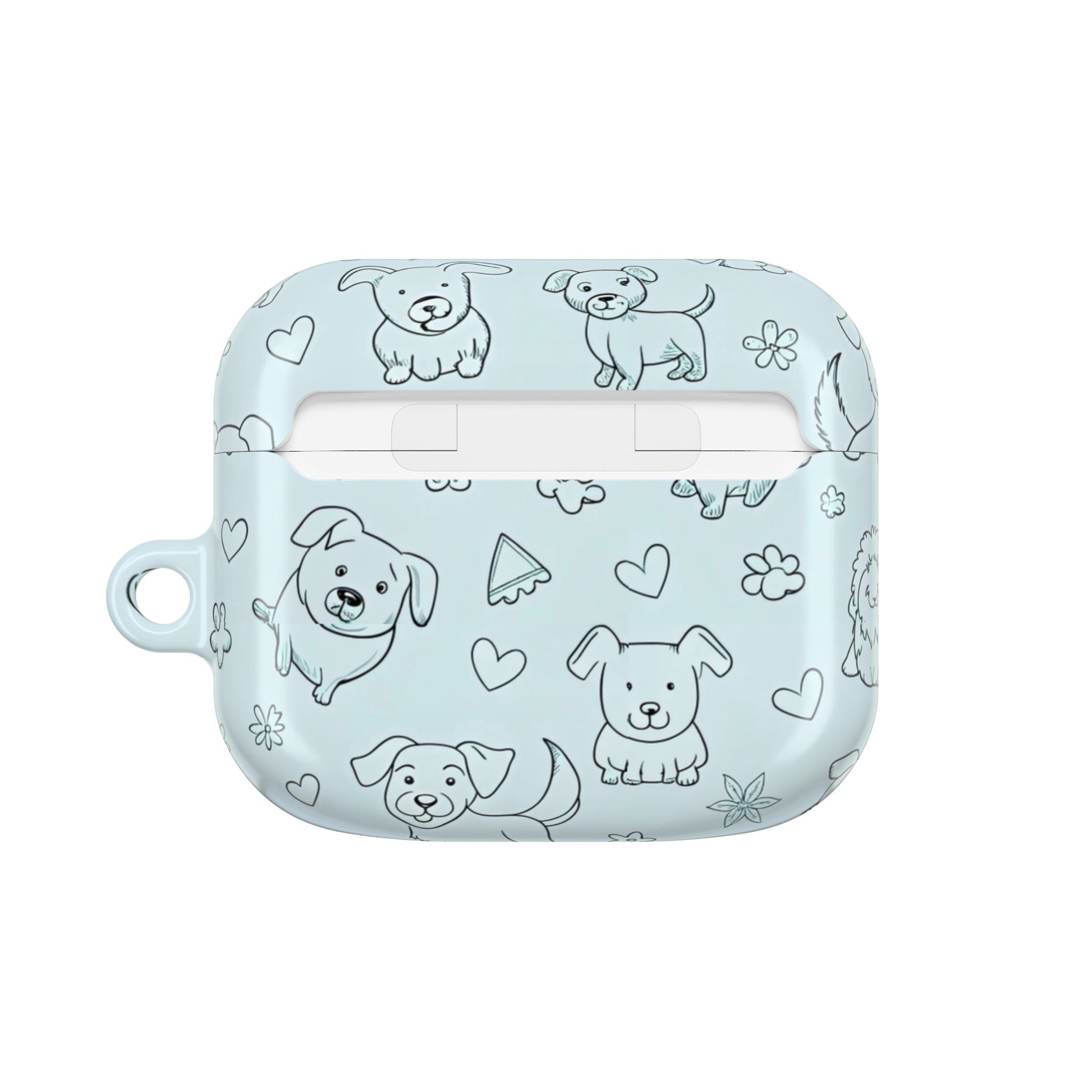 Cute Dogs Blue Design for Girls -AirPod Case