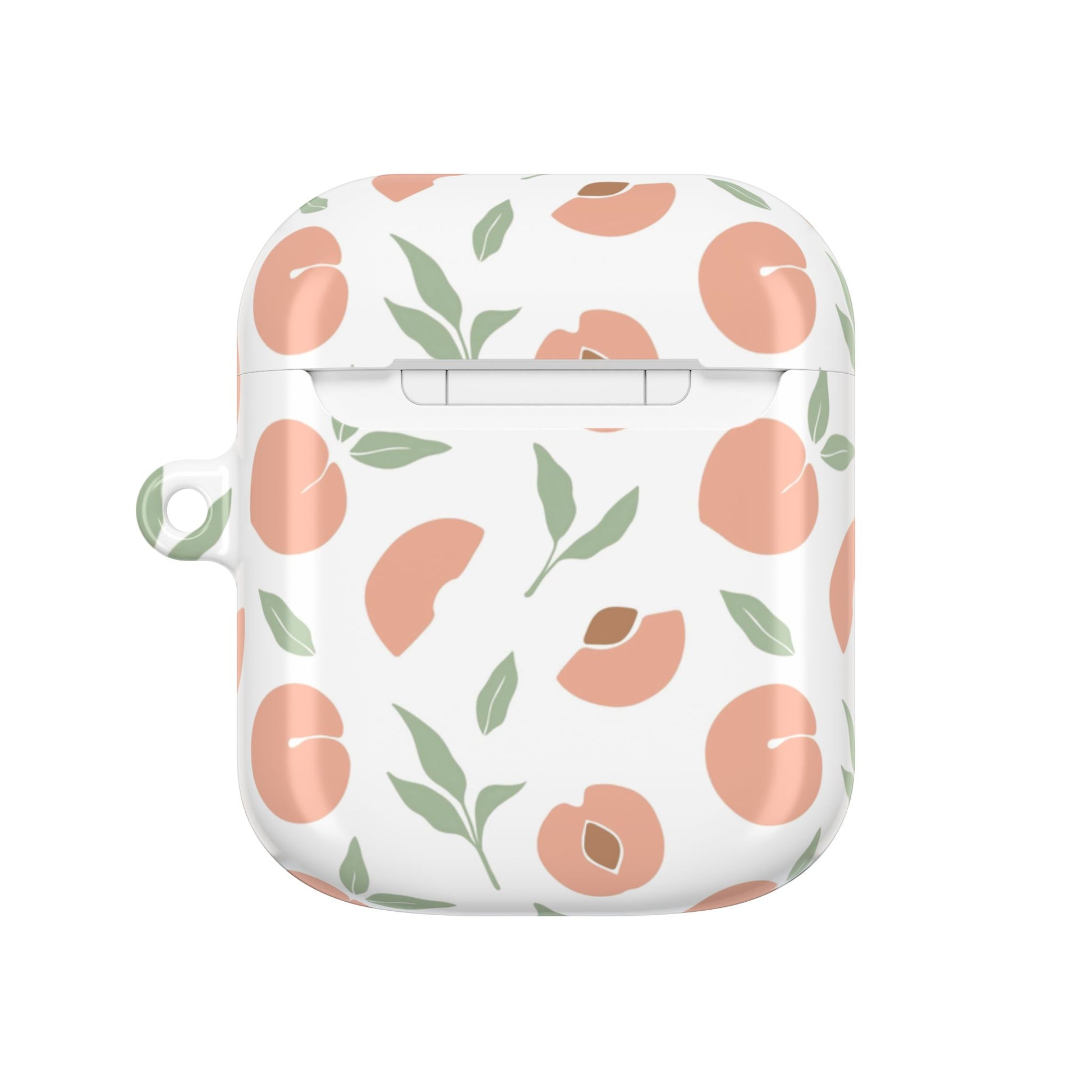 Peach Fruit Minimalist Design - AirPods Case