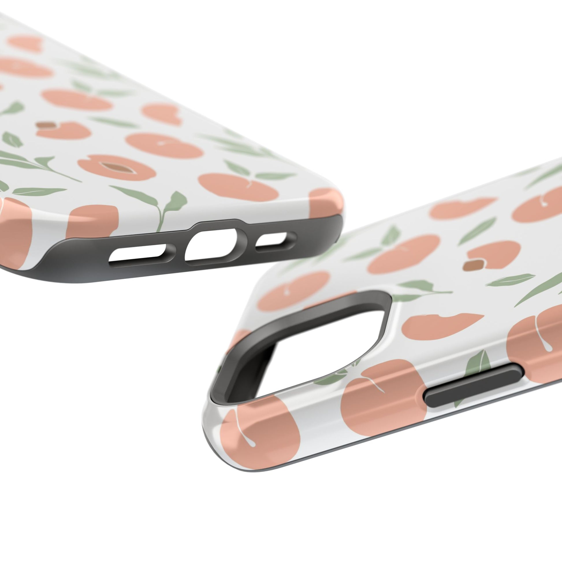 Peach Fruit Minimalist Design- Magsafe Phone Case