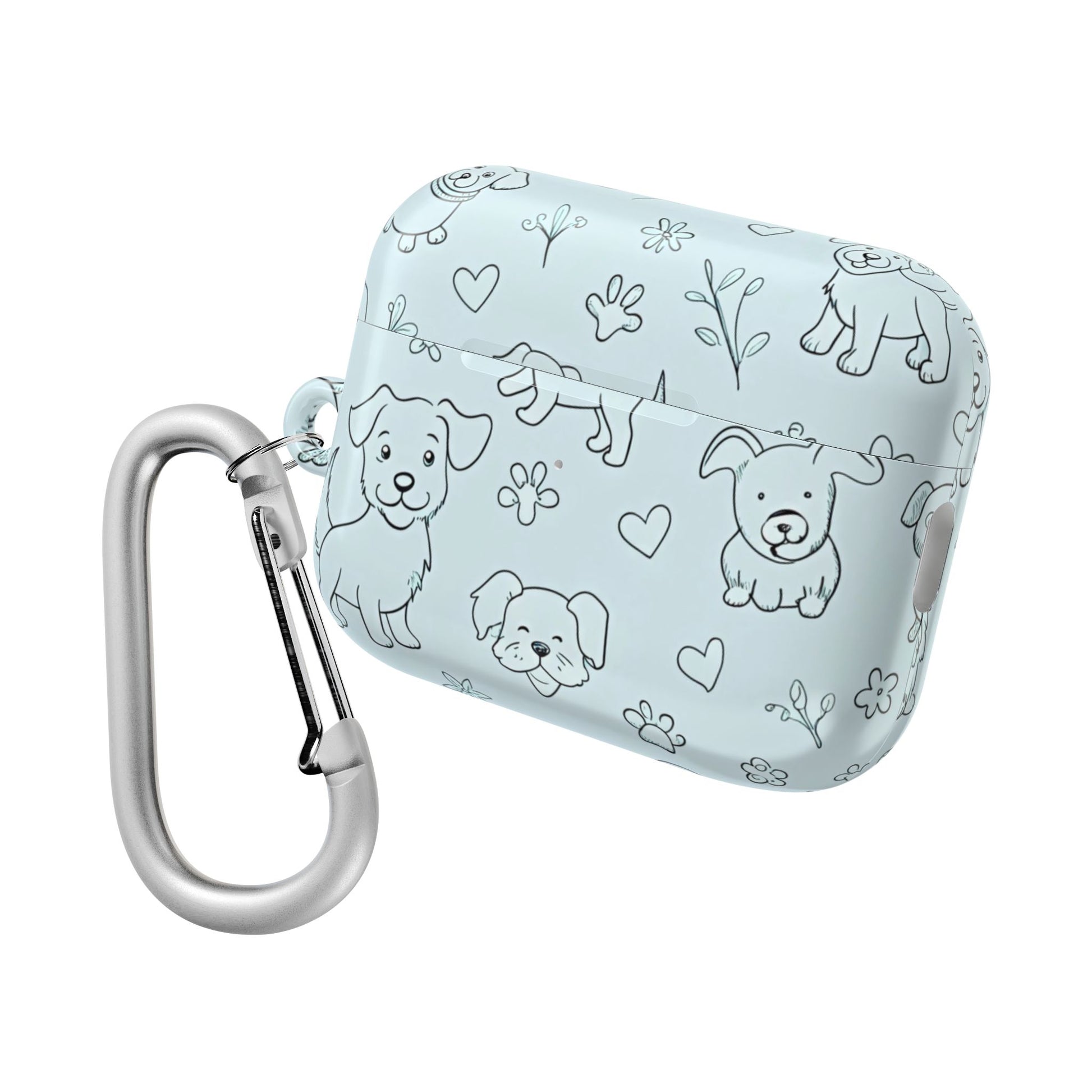 Cute Dogs Blue Design for Girls -AirPod Case