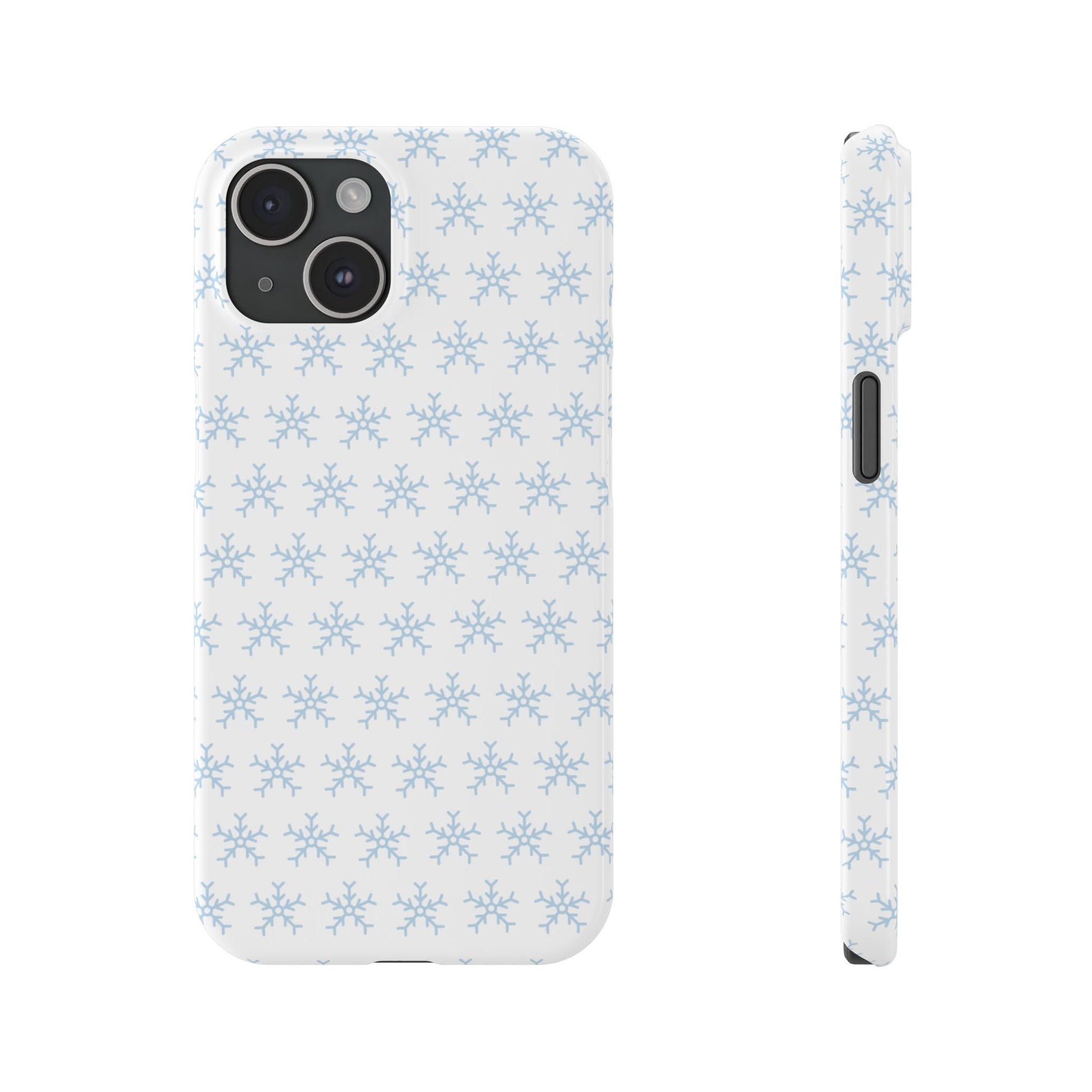 Winter Wonderland Slim Phone Cases, Snowflake Phone Cover, Cute Winter Accessory, Unique Holiday Gift