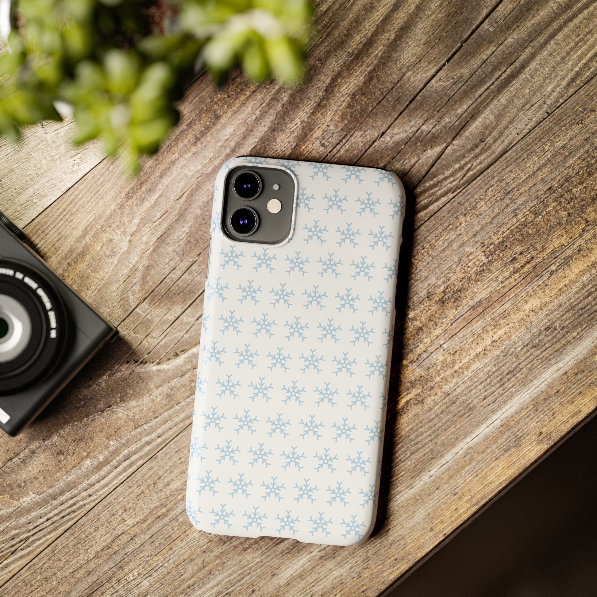 Winter Wonderland Slim Phone Cases, Snowflake Phone Cover, Cute Winter Accessory, Unique Holiday Gift