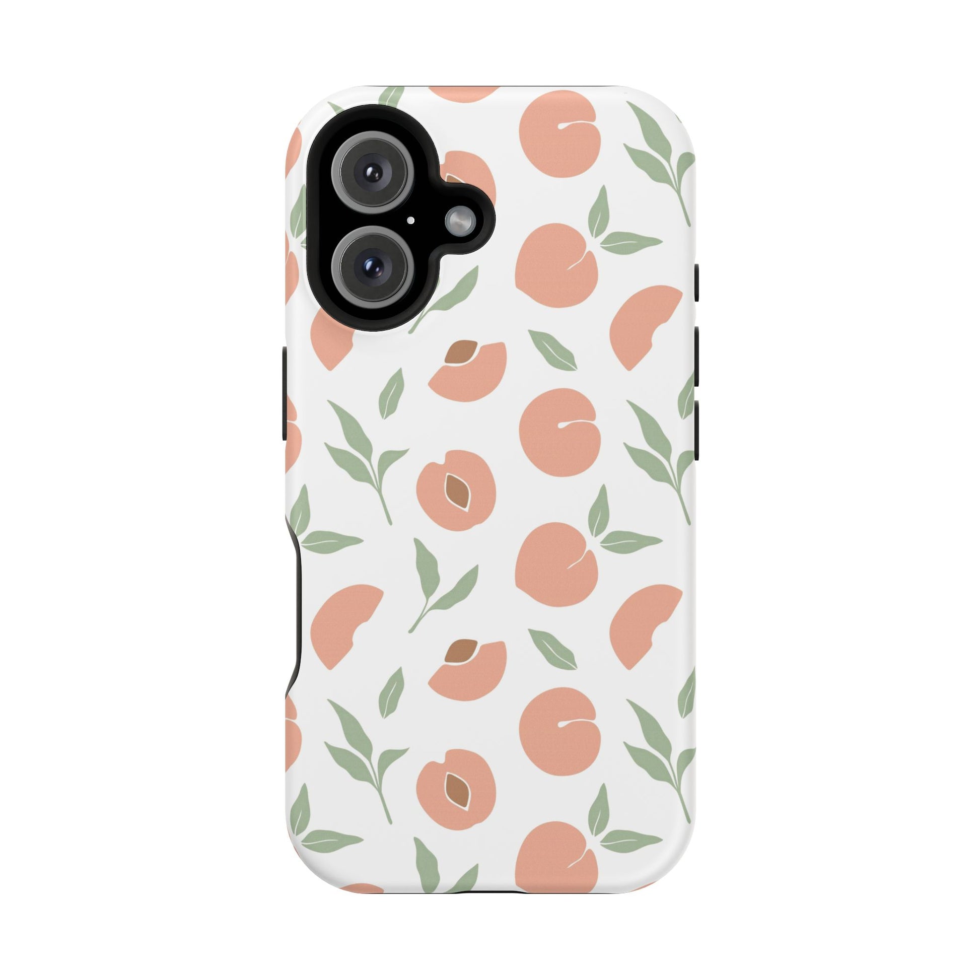 Peach Fruit Minimalist Design- Magsafe Phone Case