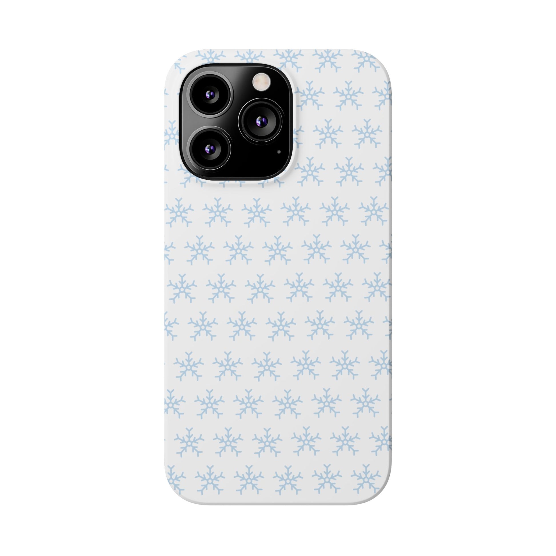 Winter Wonderland Slim Phone Cases, Snowflake Phone Cover, Cute Winter Accessory, Unique Holiday Gift