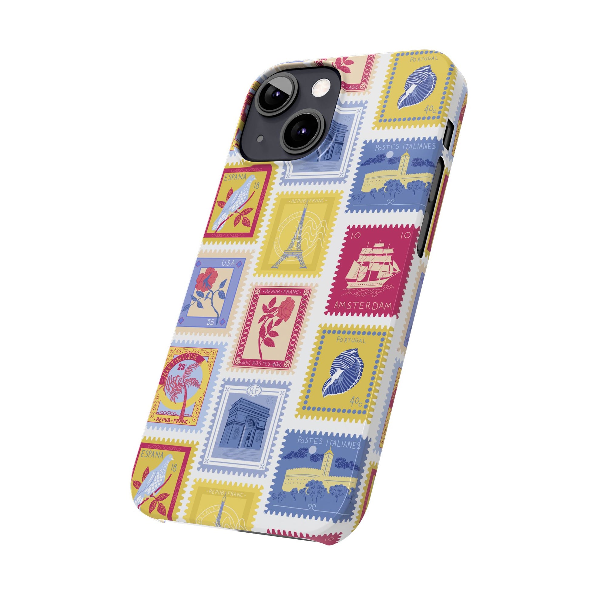 “Voyage” Stamp Vintage Design for Women- Slim Phone Cases