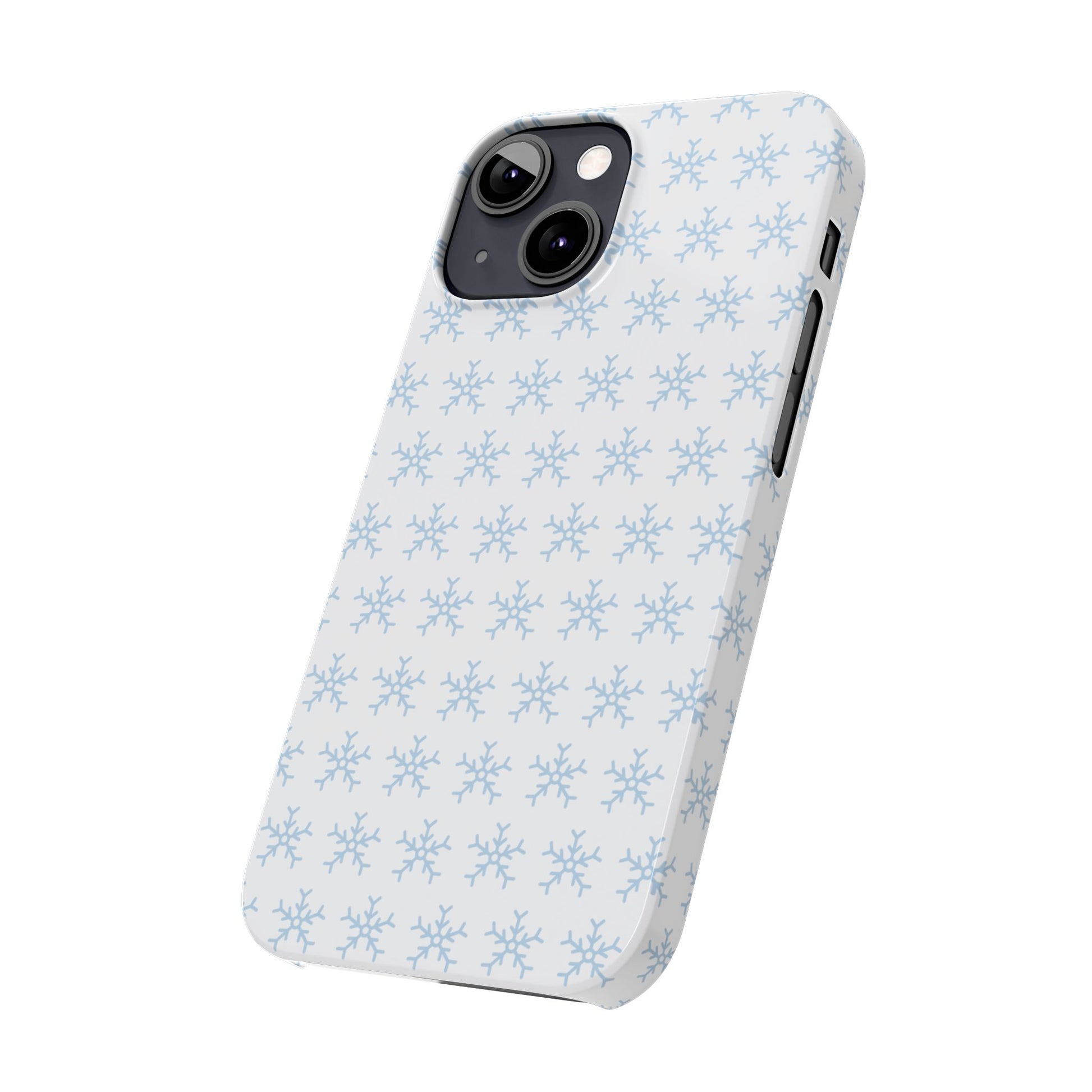 Winter Wonderland Slim Phone Cases, Snowflake Phone Cover, Cute Winter Accessory, Unique Holiday Gift