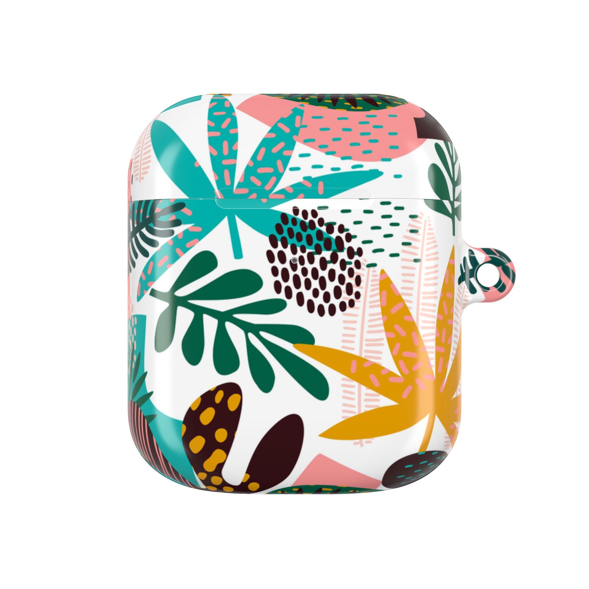 Chic Abstract Tropical Pattern for Bold Style - AirPods Case