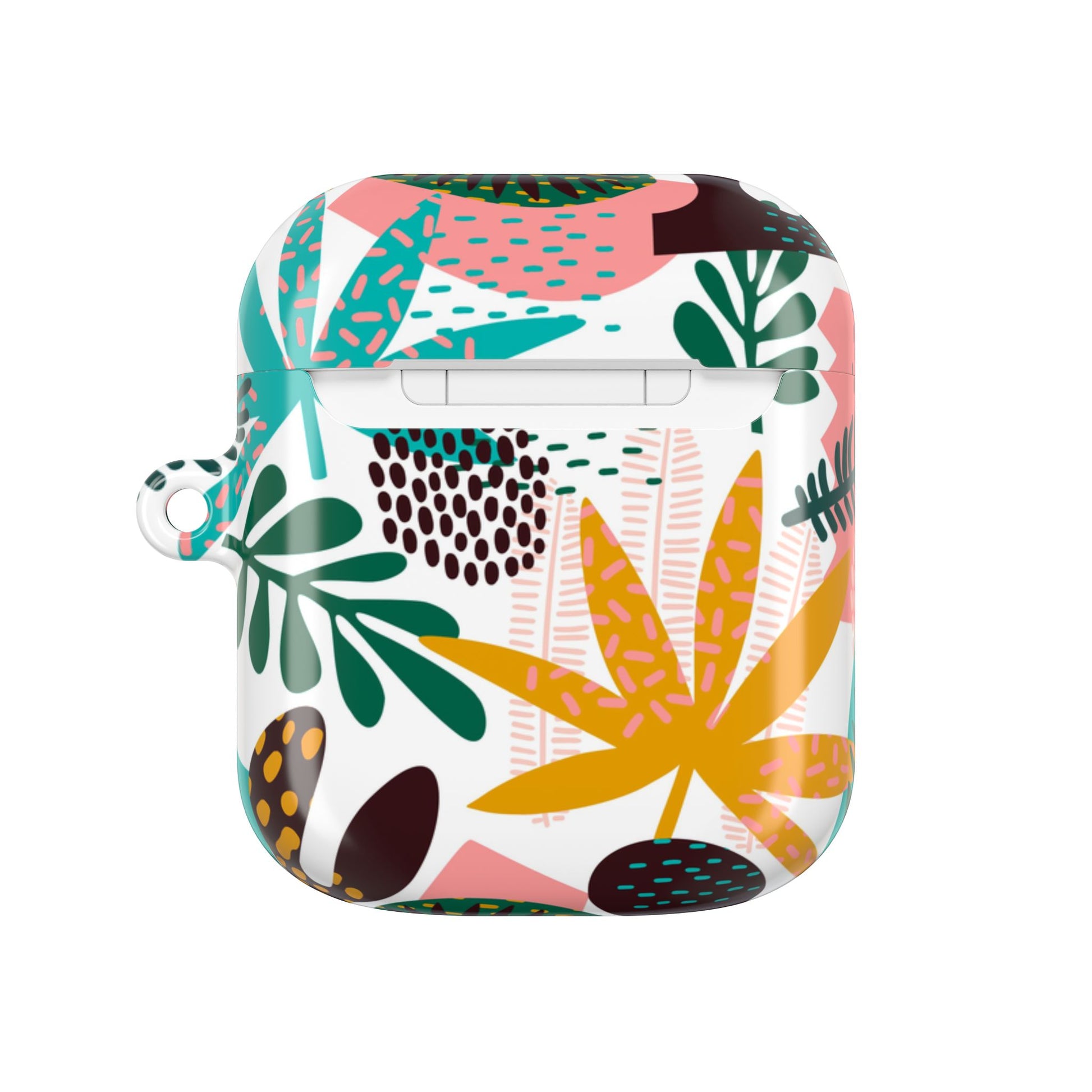 Chic Abstract Tropical Pattern for Bold Style - AirPods Case