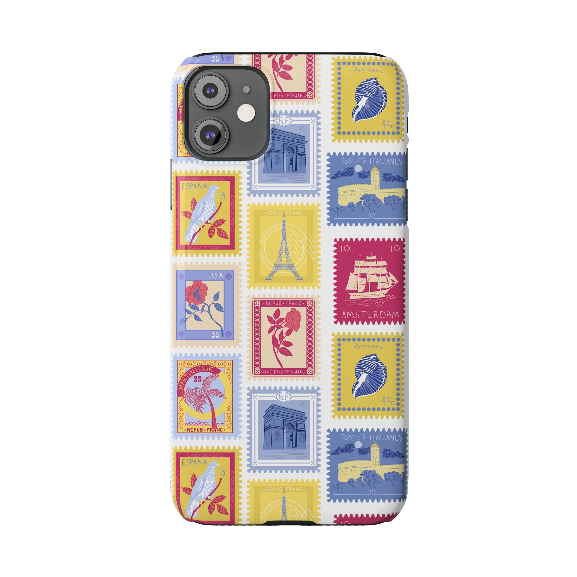 “Voyage” Stamp Vintage Design for Women- Slim Phone Cases