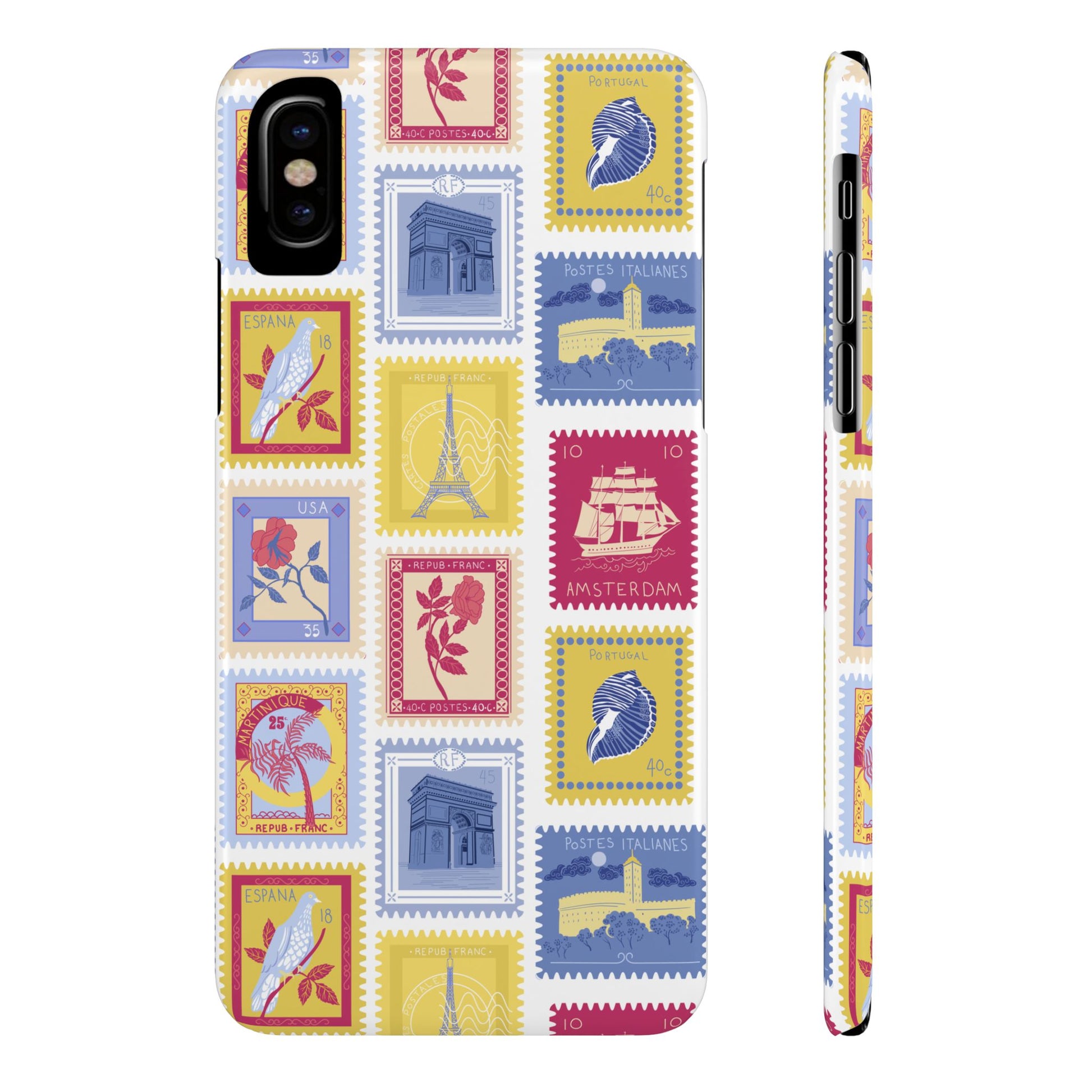 “Voyage” Stamp Vintage Design for Women- Slim Phone Cases
