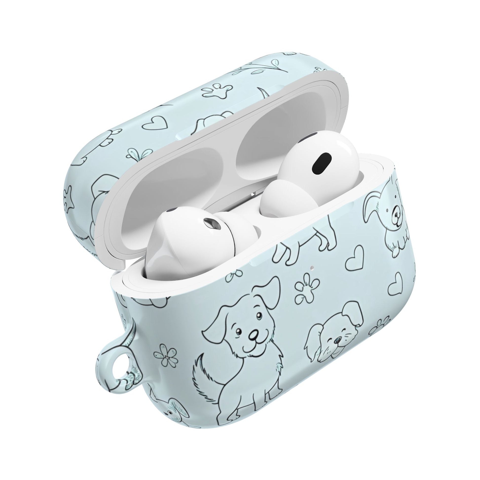 Cute Dogs Blue Design for Girls -AirPod Case