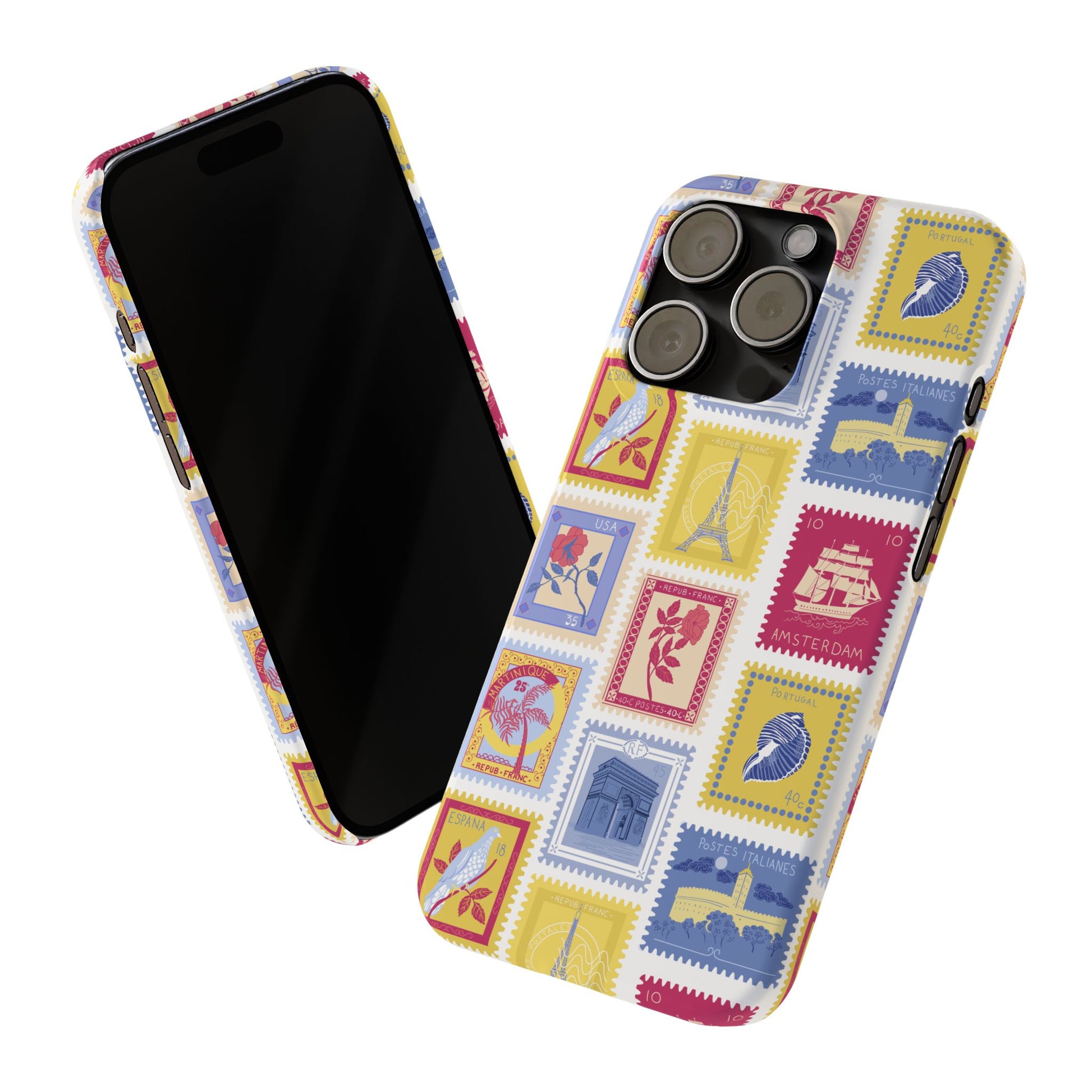 “Voyage” Stamp Vintage Design for Women- Slim Phone Cases