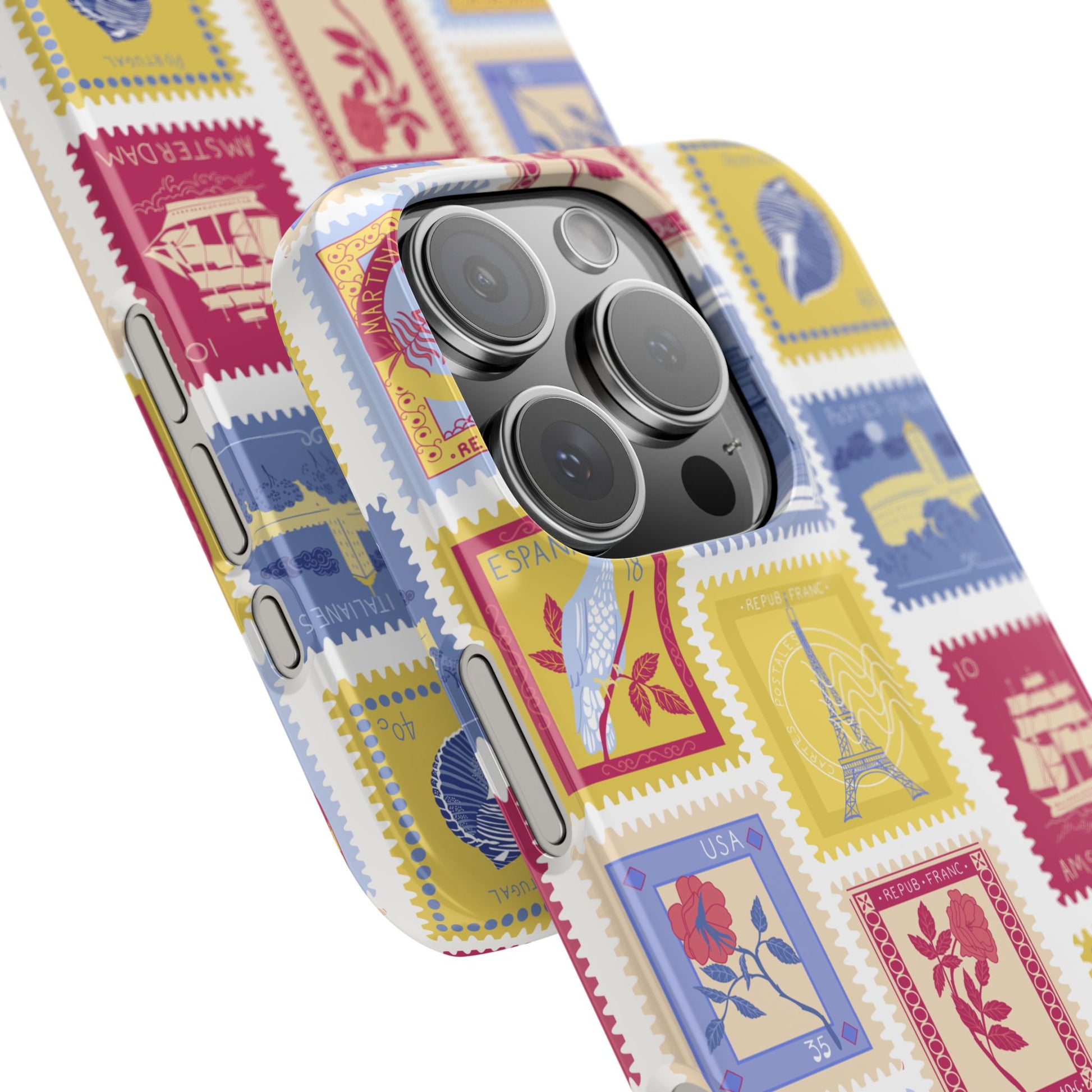 “Voyage” Stamp Vintage Design for Women- Slim Phone Cases