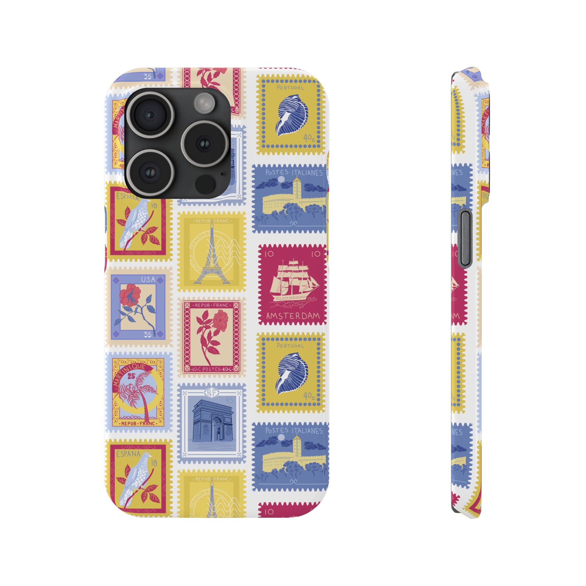 “Voyage” Stamp Vintage Design for Women- Slim Phone Cases