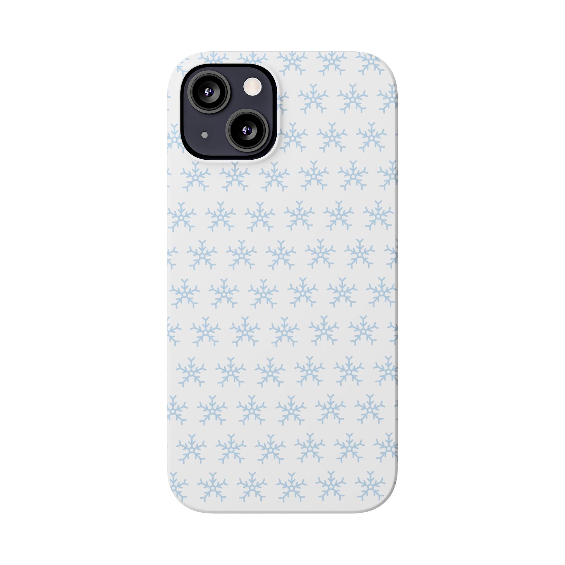 Winter Wonderland Slim Phone Cases, Snowflake Phone Cover, Cute Winter Accessory, Unique Holiday Gift