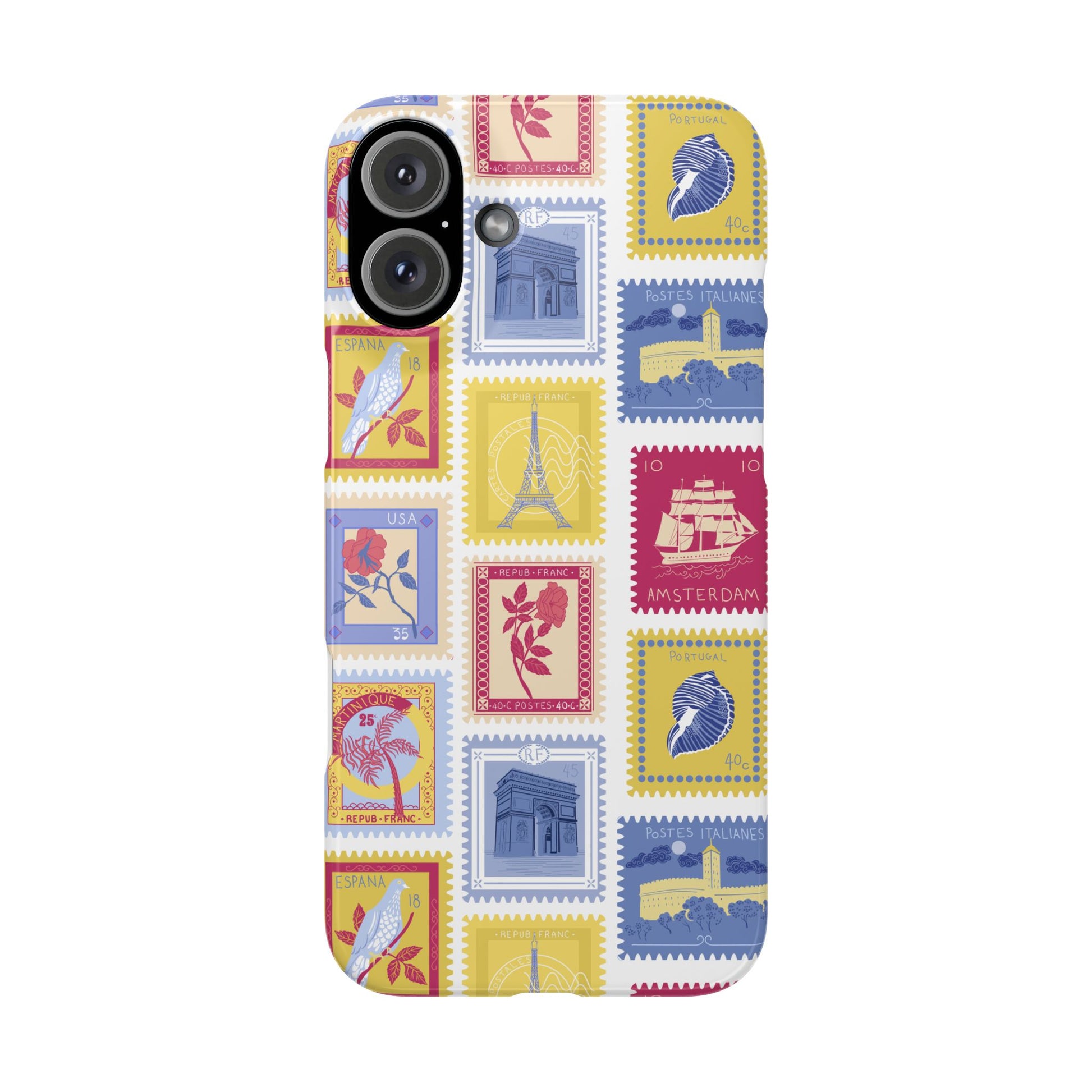 “Voyage” Stamp Vintage Design for Women- Slim Phone Cases