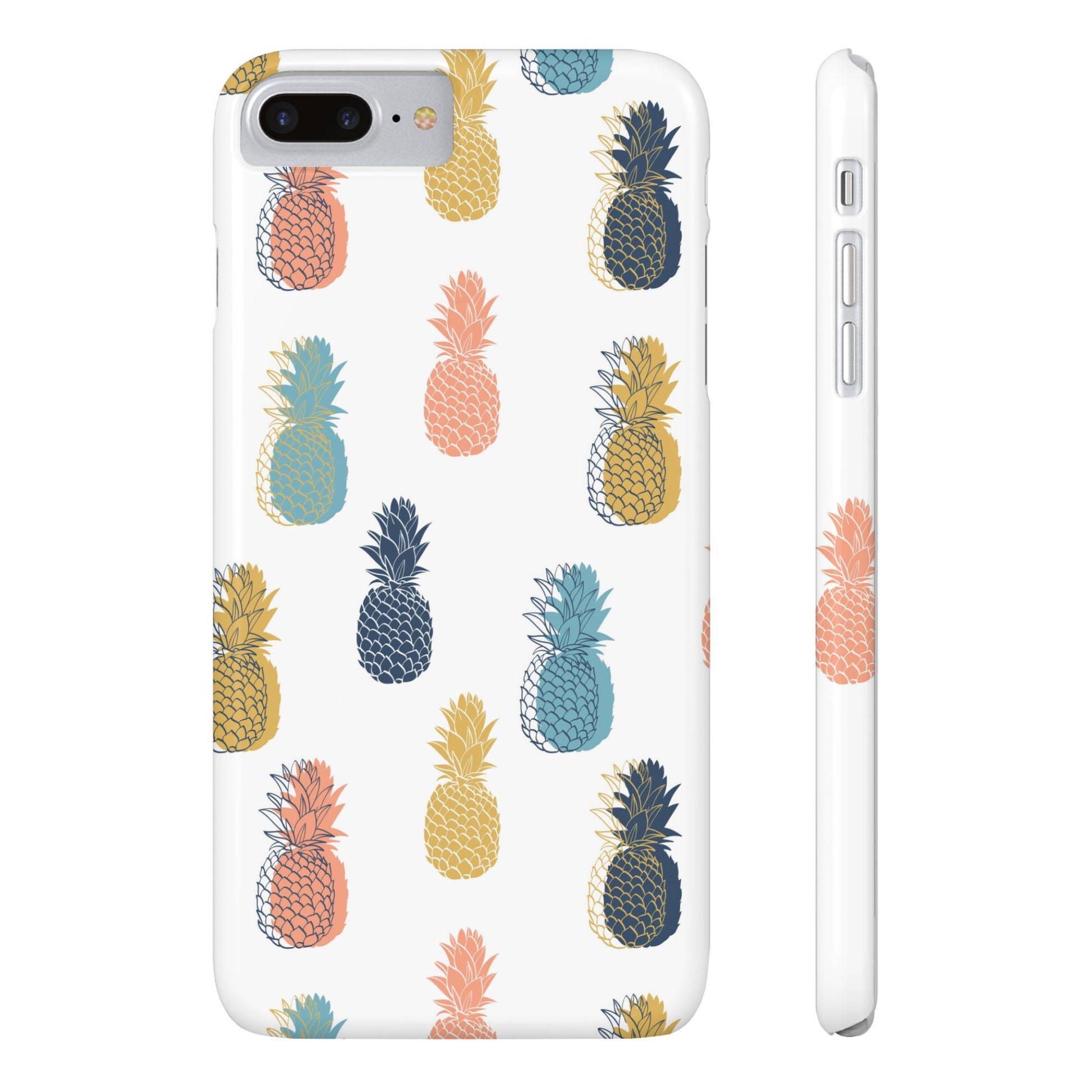 Tropical Pineapple - Slim Phone Case