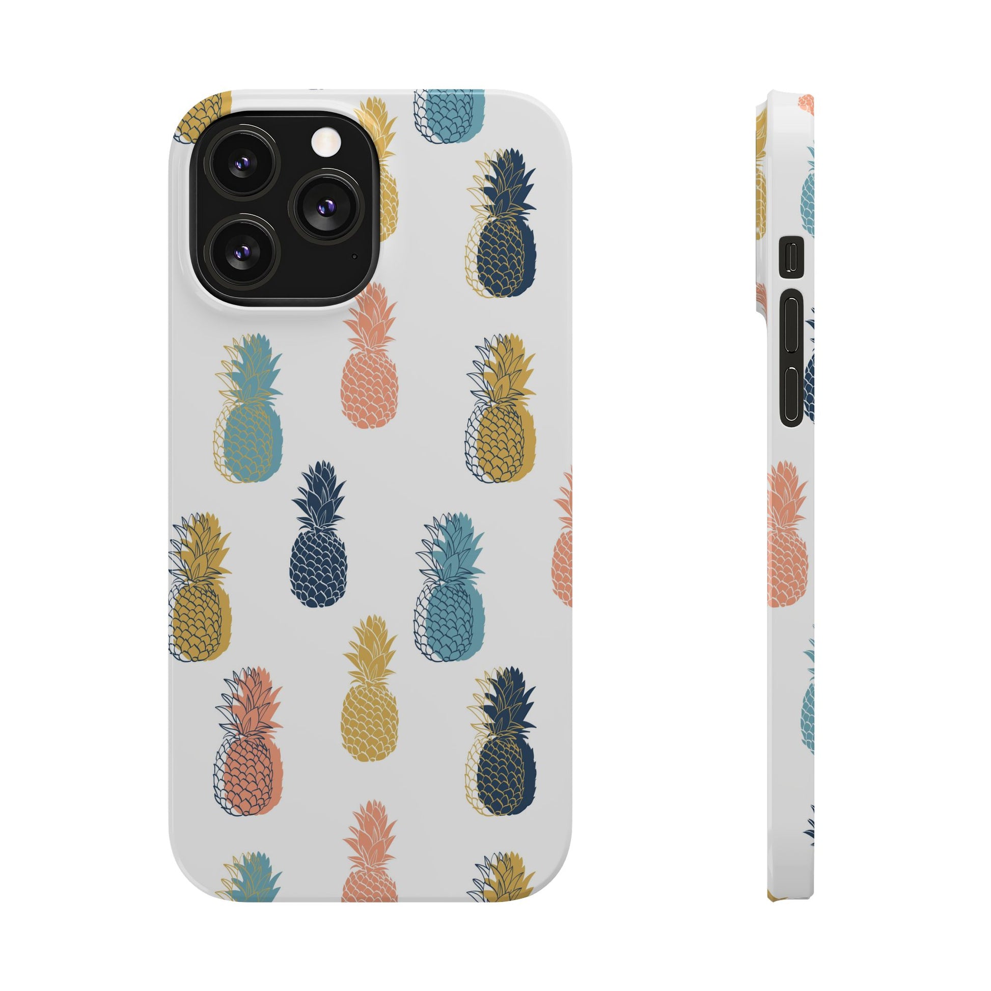 Tropical Pineapple - Slim Phone Case