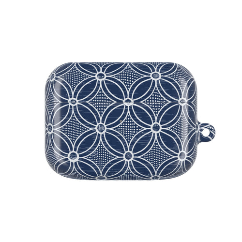 Abstract Dark Blue Design with Bold Style - AirPods Case
