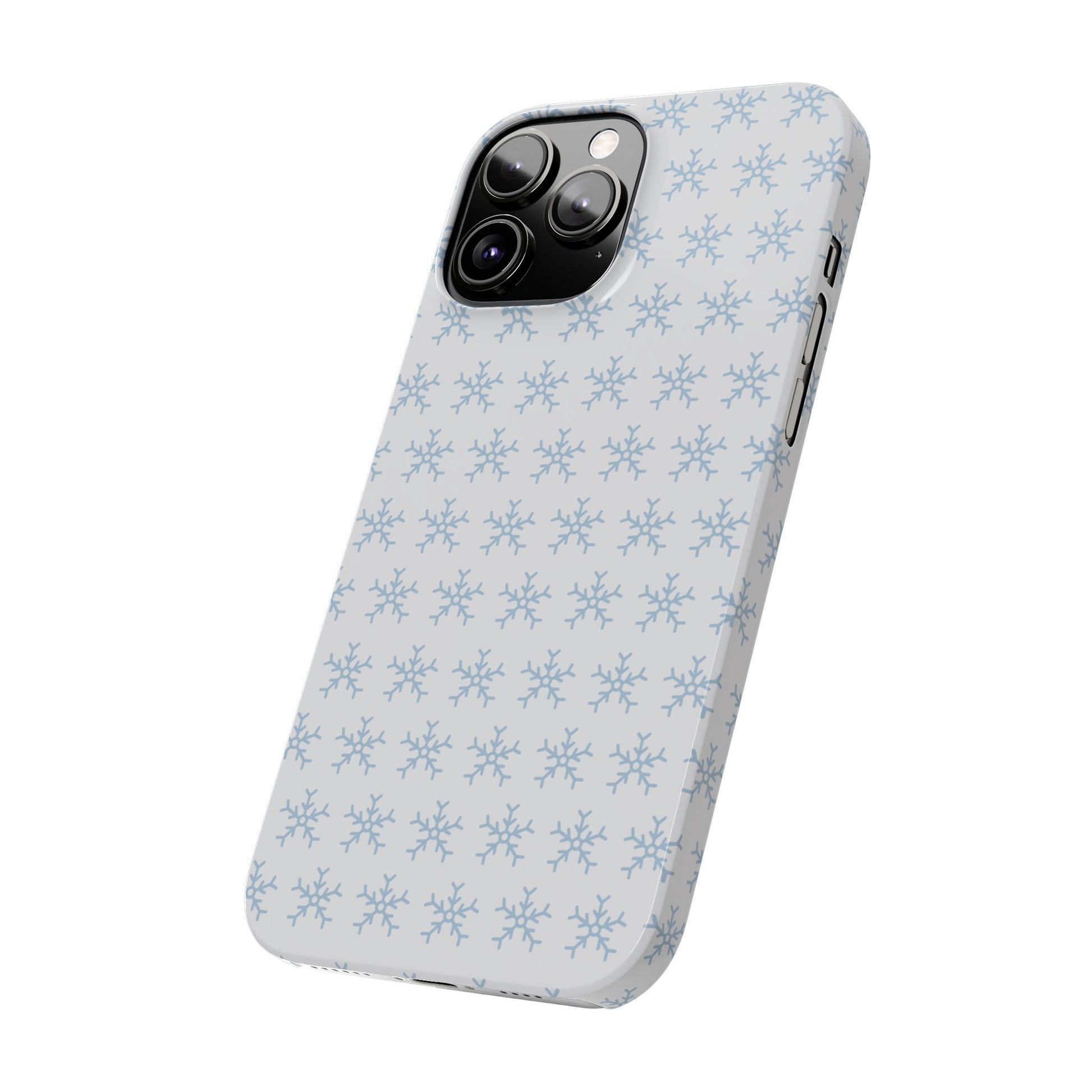 Winter Wonderland Slim Phone Cases, Snowflake Phone Cover, Cute Winter Accessory, Unique Holiday Gift